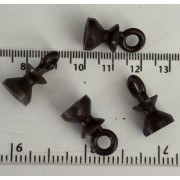 Button Slides - Brown - 45c each